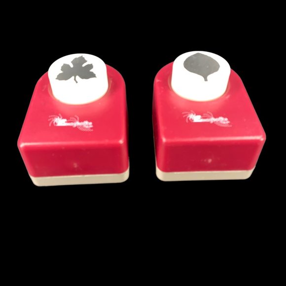 2ct Emagination Leaf Jumbo Punch Maple and Impatiens Leaf Scrapbooking - Picture 4 of 8